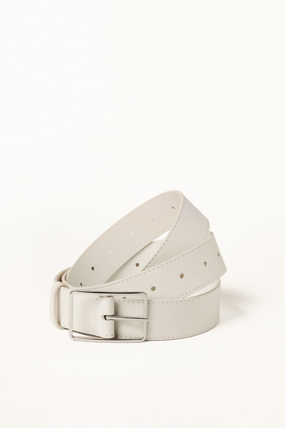 БАЗОВЫЙ РЕМЕНЬ С ПРЯМОУГОЛЬНОЙ ПРЯЖКОЙ MILK