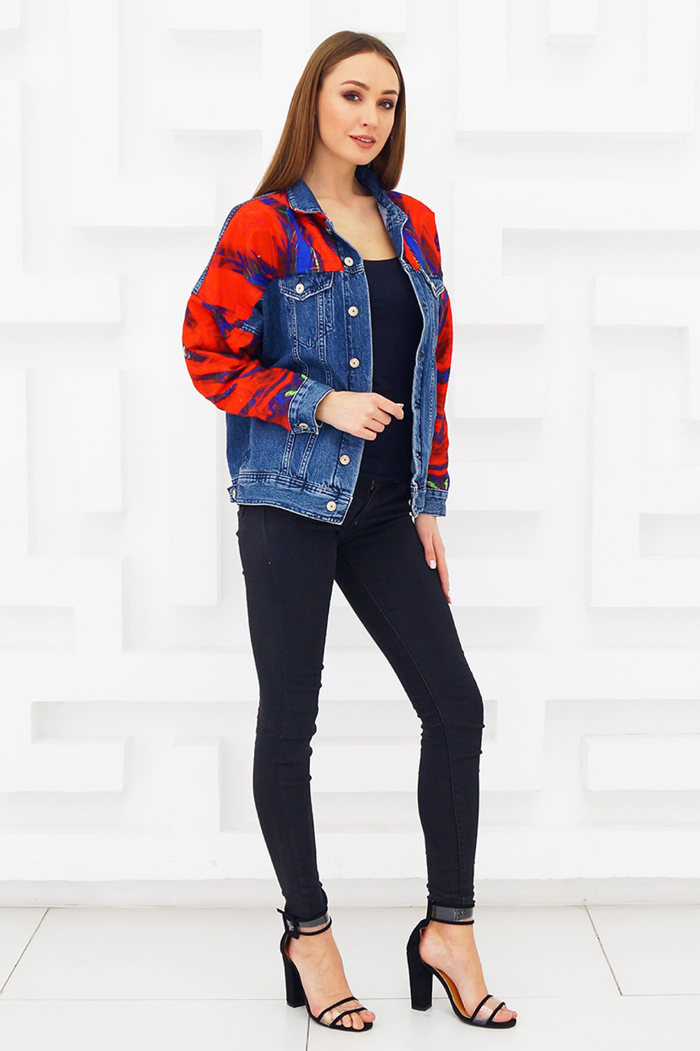 LIGVIANNI Джинсовая куртка Denim Jacket Fire