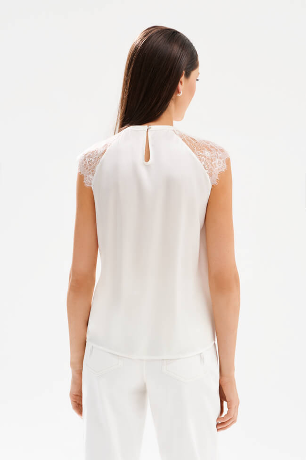 23496 Блузка женская (молочный)