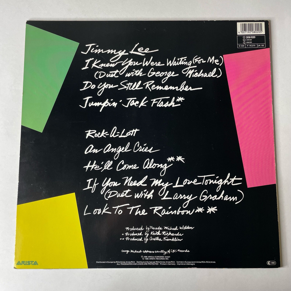 Винтажная виниловая пластинка LP Aretha Franklin Арета Франклин, Aretha (Германия 1986) Do You Still Remember