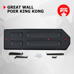 Защита топливного бака АвтоБроня для Great Wall Poer King Kong МКПП 4WD 2023-н.в., рынок РФ, сталь 1.8 мм, с крепежом, штампованная, 111.02030.1