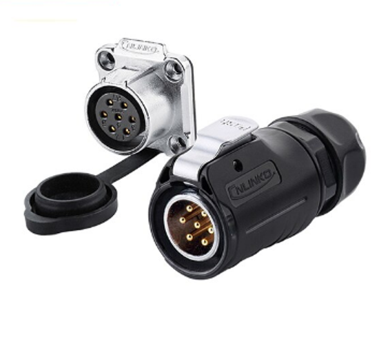 Водонепроницаемый разъем CNLINKO LP20 7-pin Male+Female