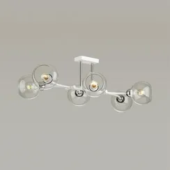 4517/6C MODERNI LN20 187 белый, хром Люстра потолочная E14 6*40W 220V ALANA