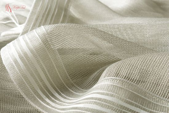 Плотный тюль-сетка Pier (светло-серый)