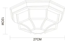 Уличный потолочный светильник Arte Lamp