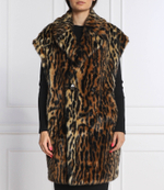 futrzany безрукавка gilet TWINSET - коричневый(222TP2182)