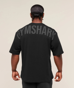 Футболка GYMSHARK Power T-Shirt Blackout