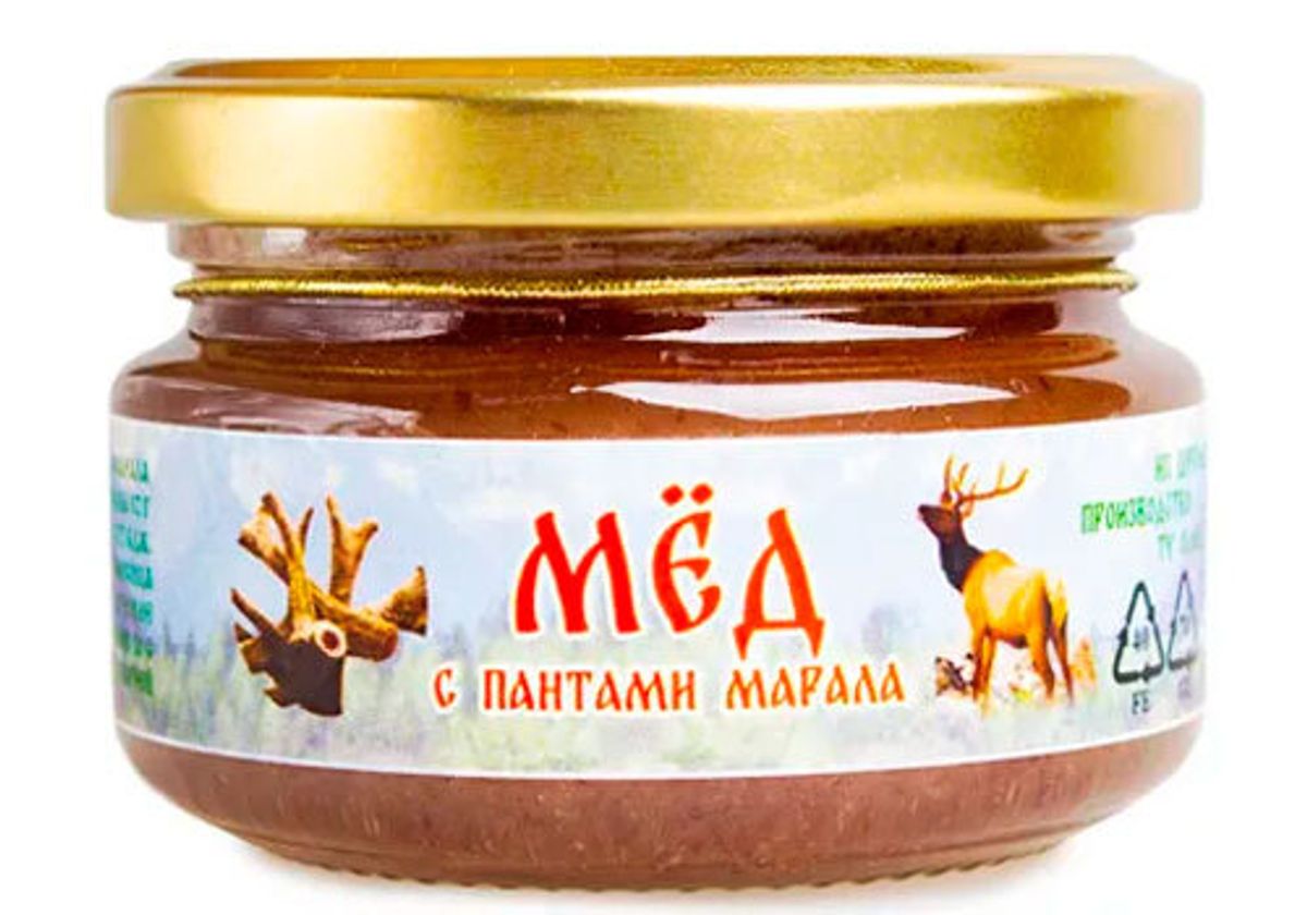 Мед с пантами марала, 150г