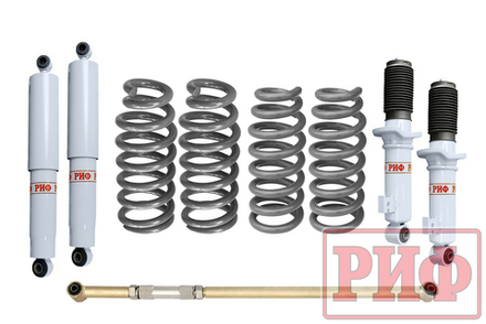 Лифт-комплект газовый Mitsubishi Pajero Sport III 2015+ лифт 40 мм жесткий РИФ