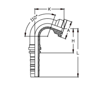 Фитинг DN 32 SFL 1.1/2 60.4 (110) CS