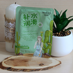 Увлажняющая тканевая маска с кактусом