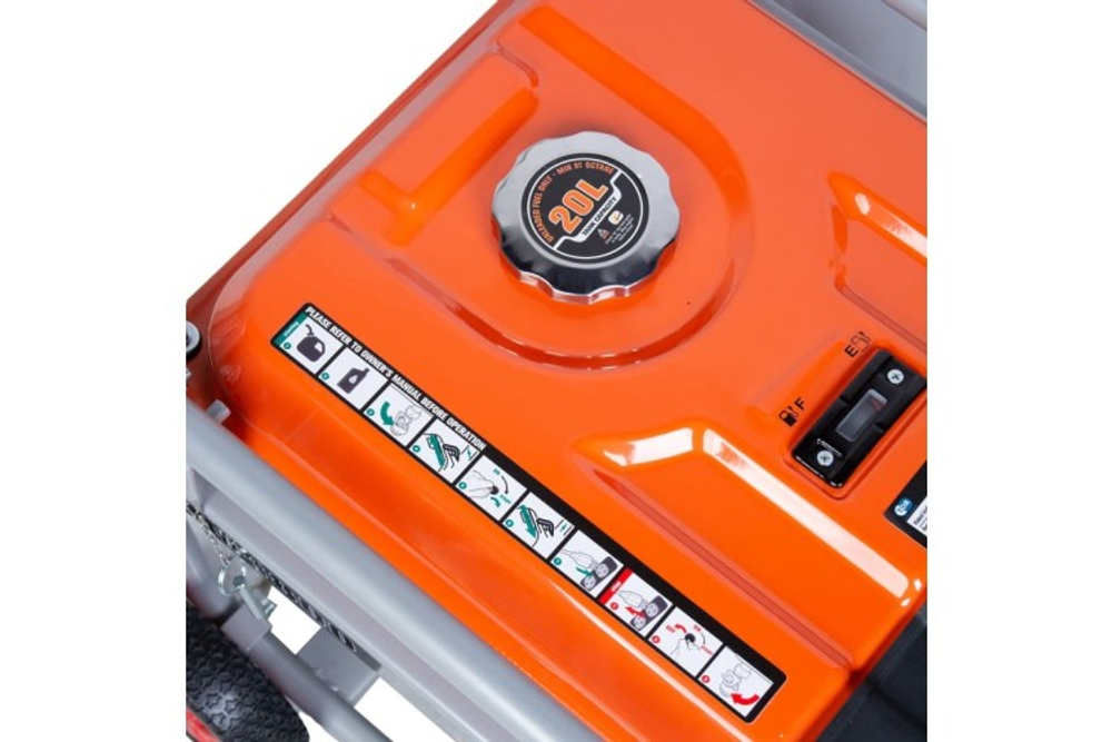 Генератор бензиновый TOR KM3800H с колесами 1018114