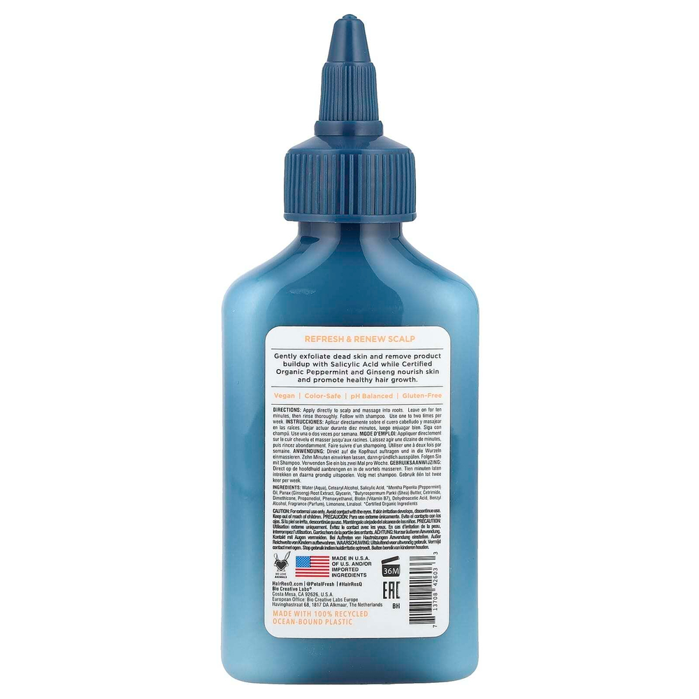 Petal Fresh, Hair ResQ® Scalp Care, отшелушивающая маска для кожи головы с салициловой кислотой, 118 мл (4 жидк. унц.)