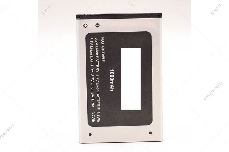 Аккумулятор для телефона Micromax X705 (1000 mAh)