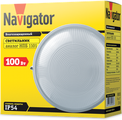 Светильник Navigator 94 806 NBL-R1-100-E27/WH (НПБ 1101 / НПП 1101)