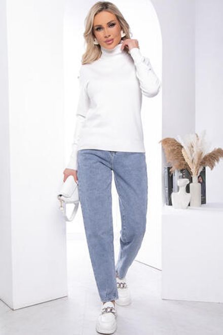 Водолазка "Зимняя история" (вайт) Б7848 LT Collection