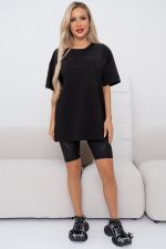 Футболка (черный/стразы) Фб11-125/4 Nikol