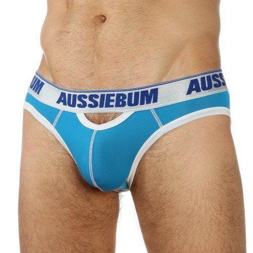 Мужские трусы брифы голябые AussieBum Sky -Blue Brief
