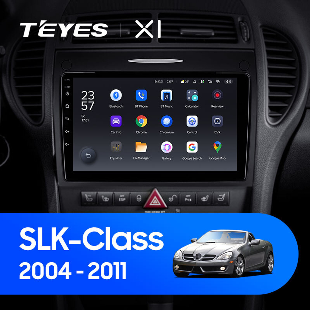 Teyes X1 9"для Mercedes-Benz SLK-Class 2004-2011