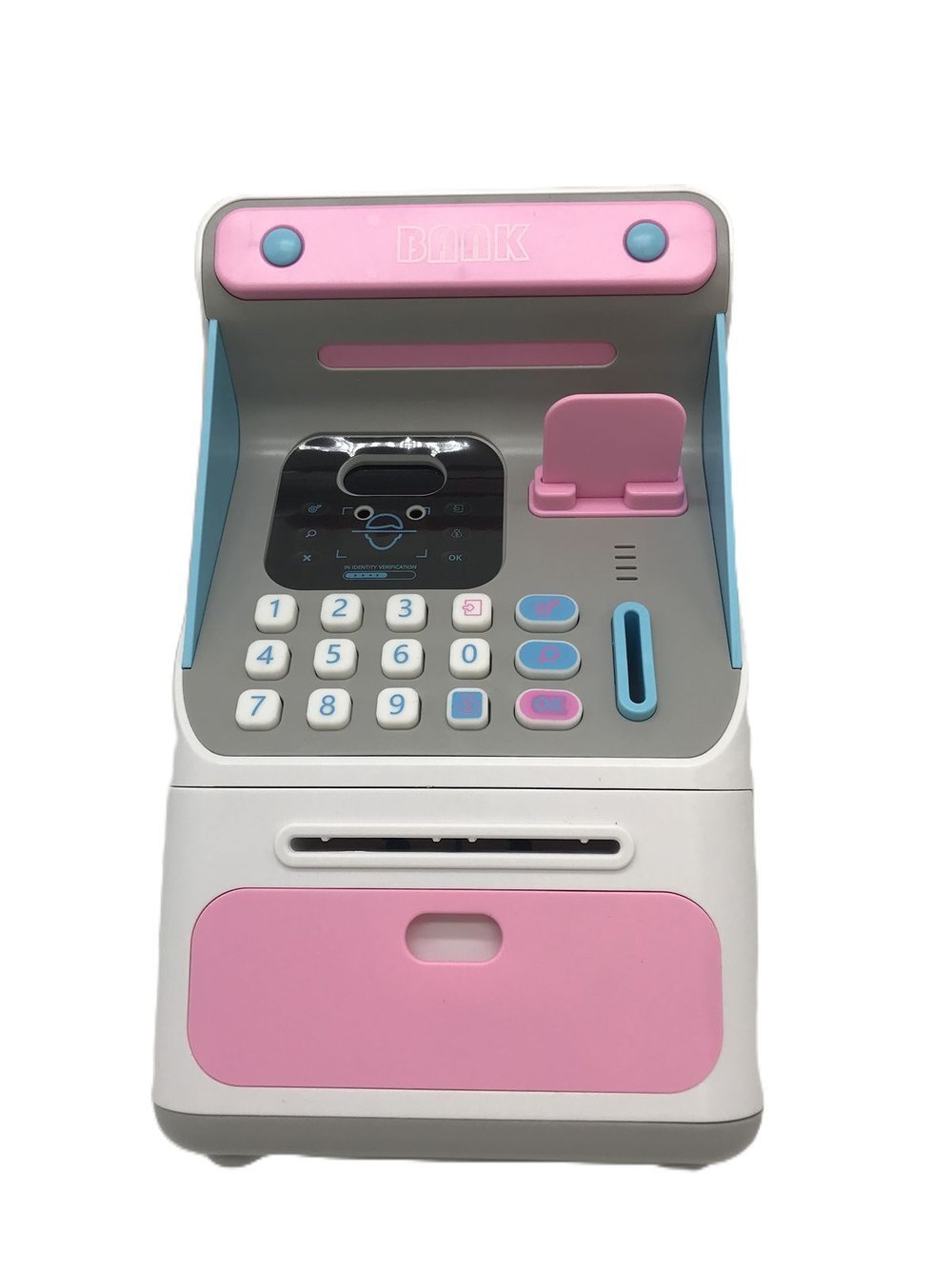 Игрушка Копилка Банк, цвет розовый (7010A)