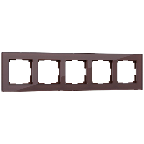 Рамка на 5 постов (мокко) WL01-Frame-05