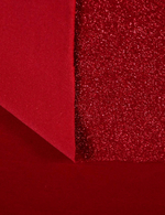 Трикотаж Металлик, 186 гр/м2, 150 см, красный