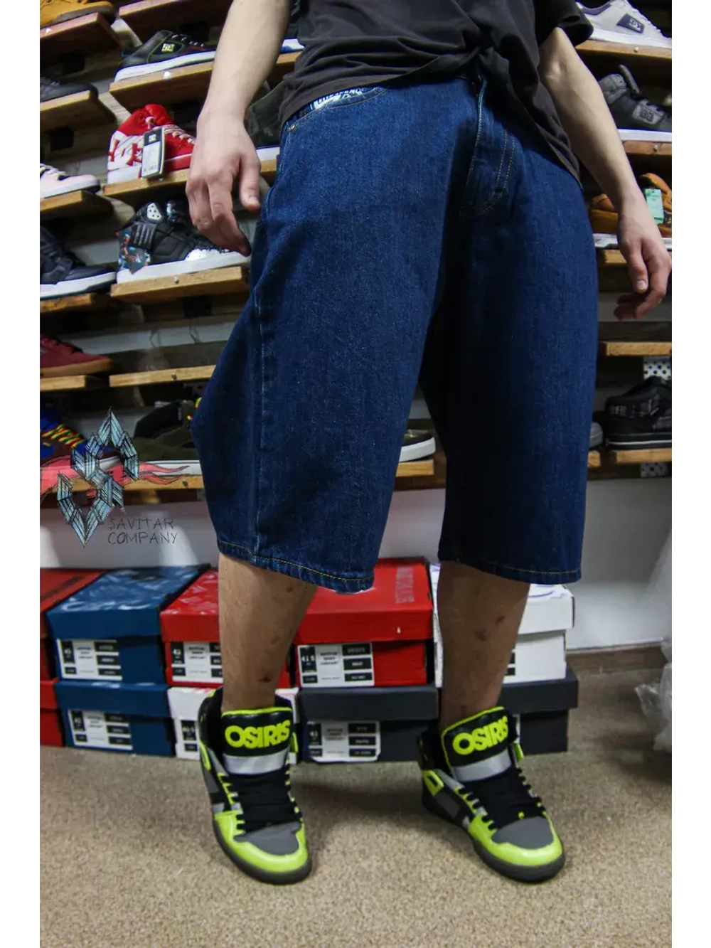 Шорты прямые широкие трубы от Savitar Shoes Company