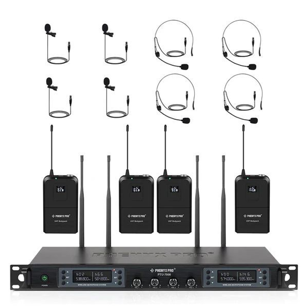 Беспроводная микрофонная система Phenyx Pro PTU-7000