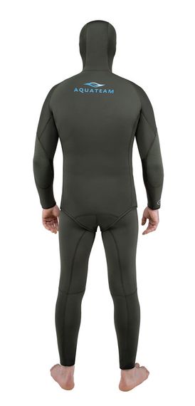 Гидрокостюм AquaTeam Hunter 9 мм ультраспан/открытая пора оливковый