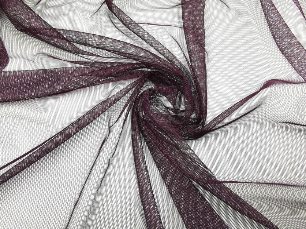 Бюстовая неэластичная сетка, Lauma, слива, Super Soft, (BSM-076)