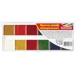 Краски акварельные ПИФАГОР "МЕДОВАЯ РАДУГА", 12 цветов, медовые, без кисти, пластик, 190294