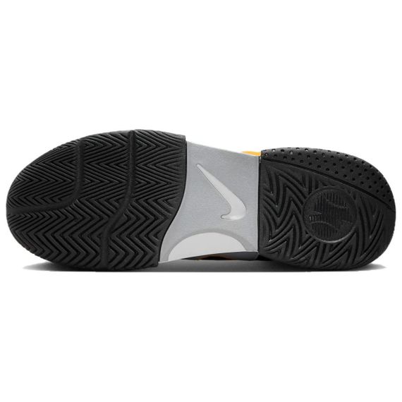 Кроссовки для тенниса NIKE Court Lite Низенькие Черные/Большие серые/Белые/Лазерные оранжевые Мужские