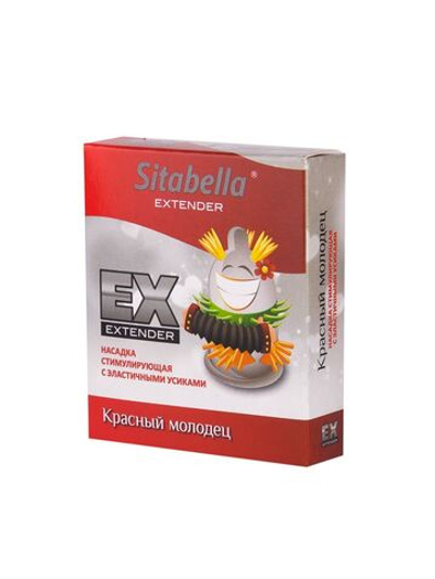 Стимулирующая насадка Sitabella Extender Красный молодец