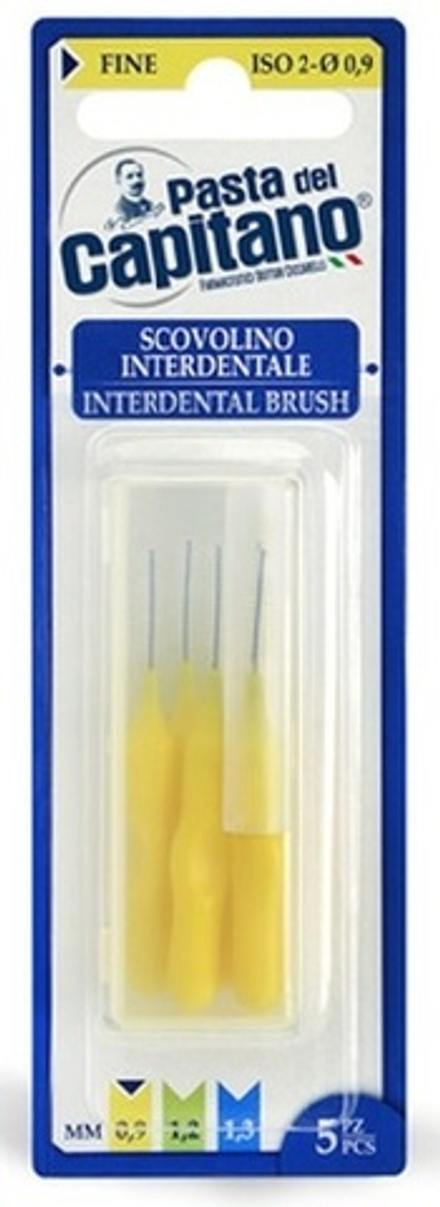 Pasta del Capitano Ёршик зубной, узкий, 5 шт