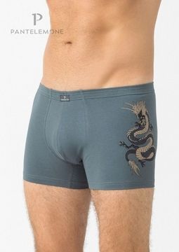 Трусы мужские боксеры Pantelemone PMH-1349, серо-зеленый