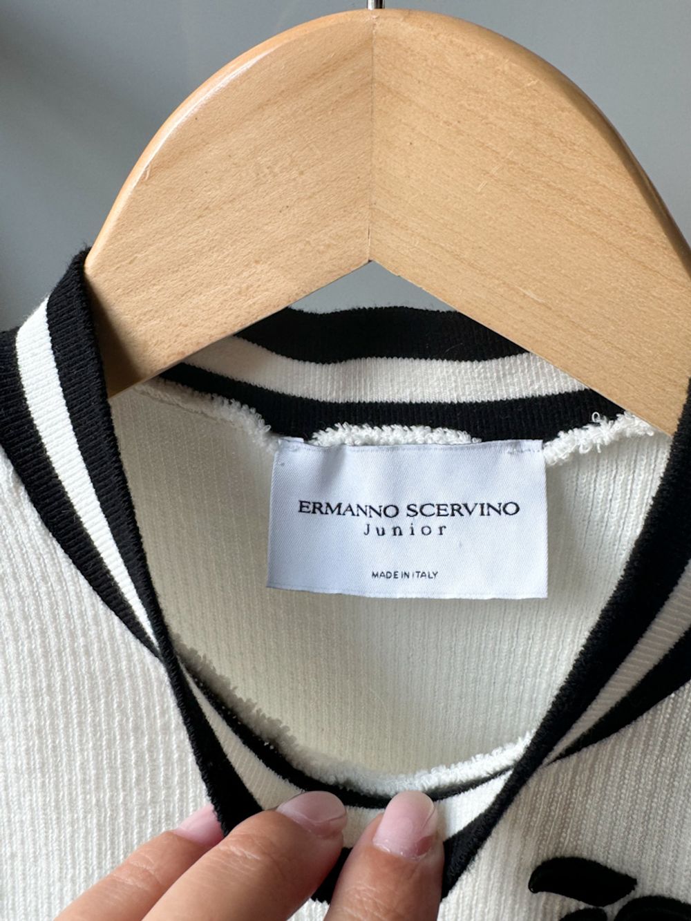 Хлопковая футболка Ermanno Scervino, 128