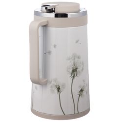 ТЕРМОС СО СТЕКЛЯННОЙ КОЛБОЙ, 950 МЛ, КРЫШКА С КЛАПАНОМ, СЕРИЯ "DANDELION", СОХРАНЯЕТ ТЕМП-РУ. ДО 24Ч