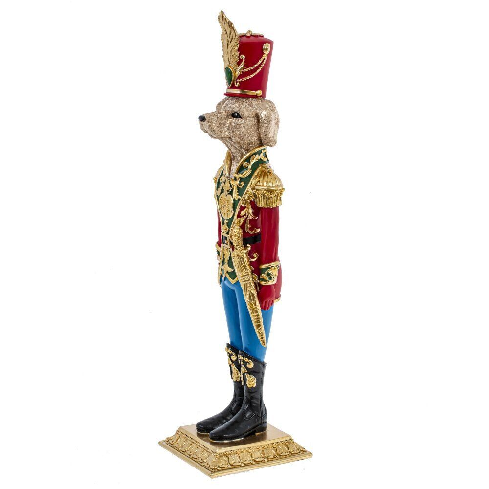 GAEM Фигурка декоративная "Солдатик-собака", L11 W11 H41,5 см