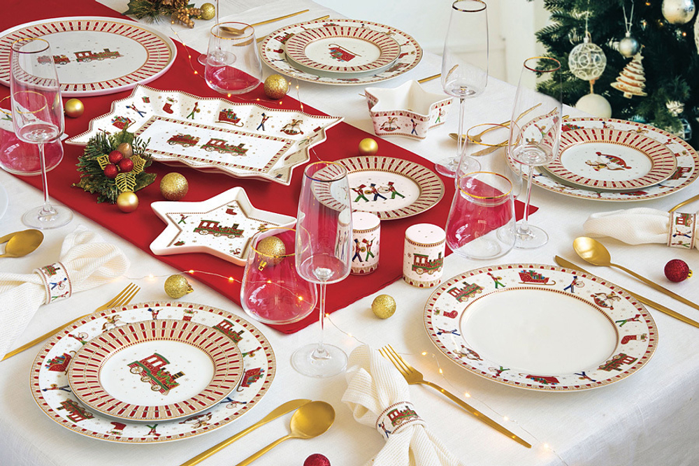 Тарелка суповая 21.5см Easy Life Полярный экспресс