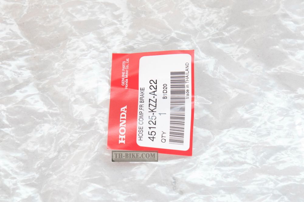 45125-KZZ-A21. 45125-KZZ-A22. HOSE COMP., FR. BRAKE. Honda CRF250M
