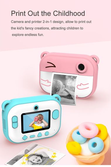 Fotoaparat \ Фотоаппарат Zoo Family pink