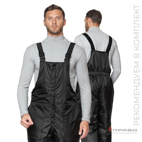 Полукомбинезон утепленный "Альфа" (черный)