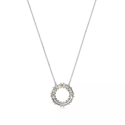 Подвеска из платины и золота с 16 бриллиантами, Tiffany💙 Jean Schlumberger. Единственная в наличии