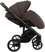 Детская коляска Roan Bass Next 2.0 3 в 1 с автокреслом Tutis Elo Lux EduSky Black BSN/44/2 Turkish Coffe/Black/руч.Cappuccino
