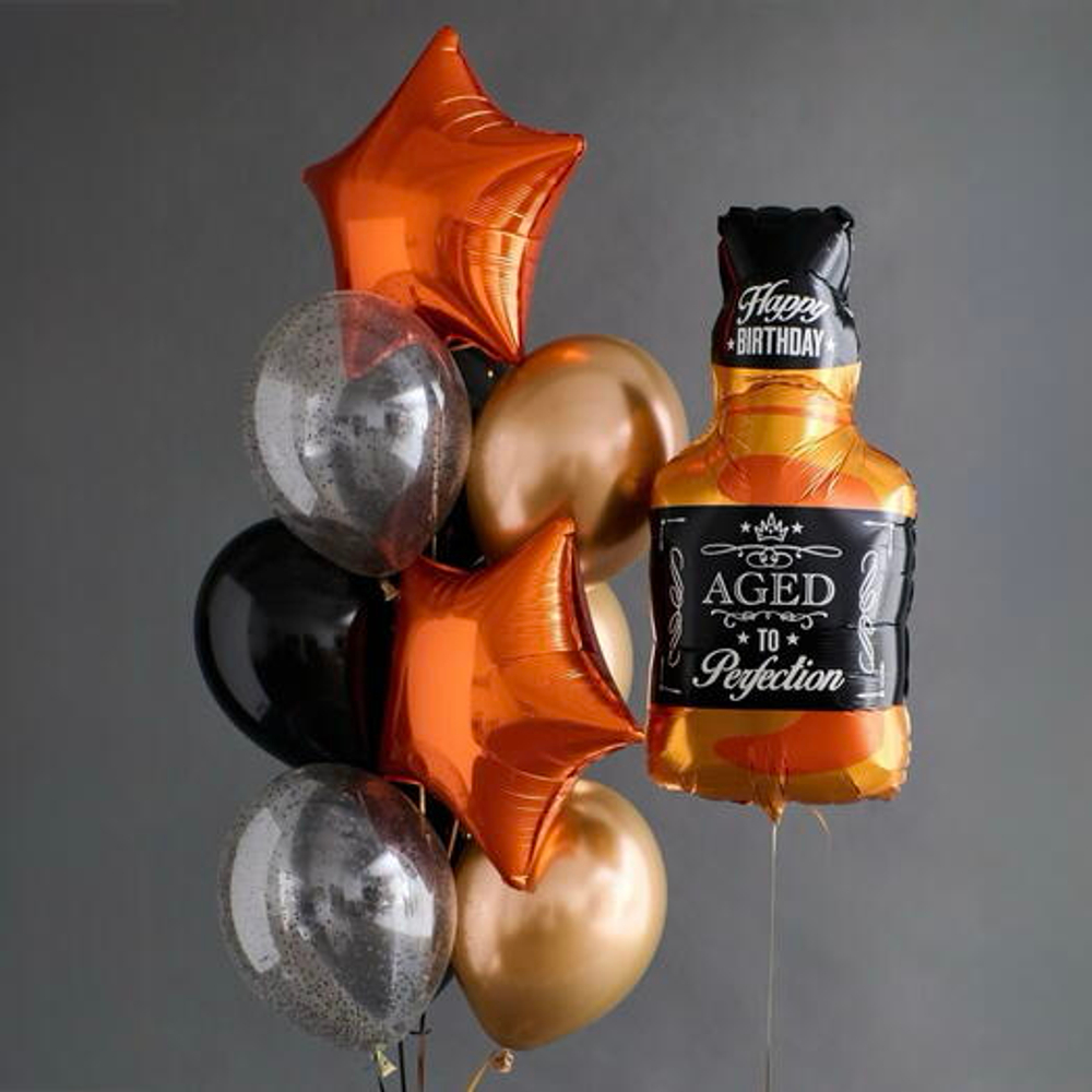 Сет шаров «Бутылка виски»