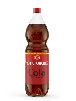 Лимонад Черноголовка Кола без сахара, 1,5 л