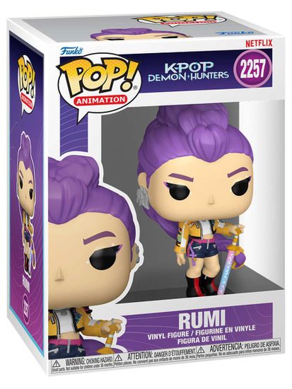 Фигурка Funko POP! Animation KPop Demon Hunters Rumi (2257) 94692 / Фигурка Фанко ПОП! по мотивам мультсериала "Кей-поп-охотницы на демонов", Руми