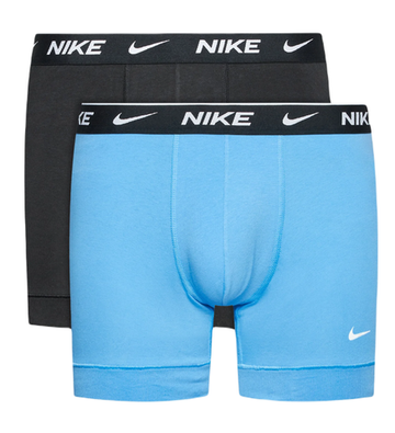 Боксерки теннисные Nike Everyday Cotton Stretch Boxer Brief 2P - uni blue/black