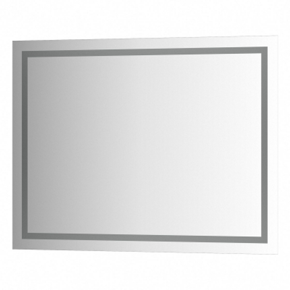 Зеркало Evoform со встроенным LED-светильником 24 W 80х60 см Без выключателя