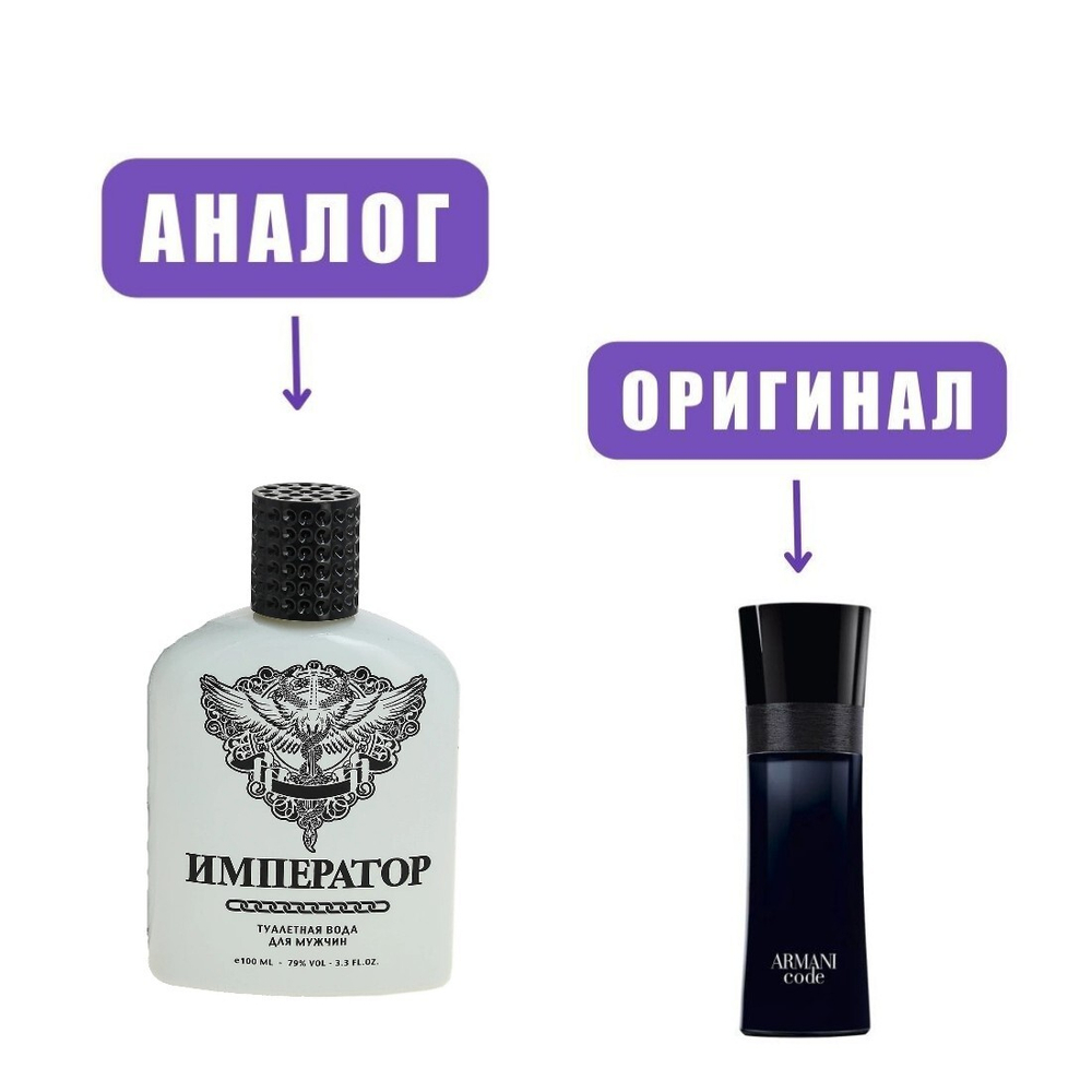 ИМПЕРАТОР (версия Armani Code) edT 100ml men /КПК-Парфюм